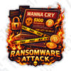Ransomware Attack - Sticker