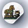 62 Trust the horse. Dump the memory. - Sticker
