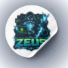 Zeus- Sticker