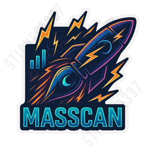 Masscan- Sticker